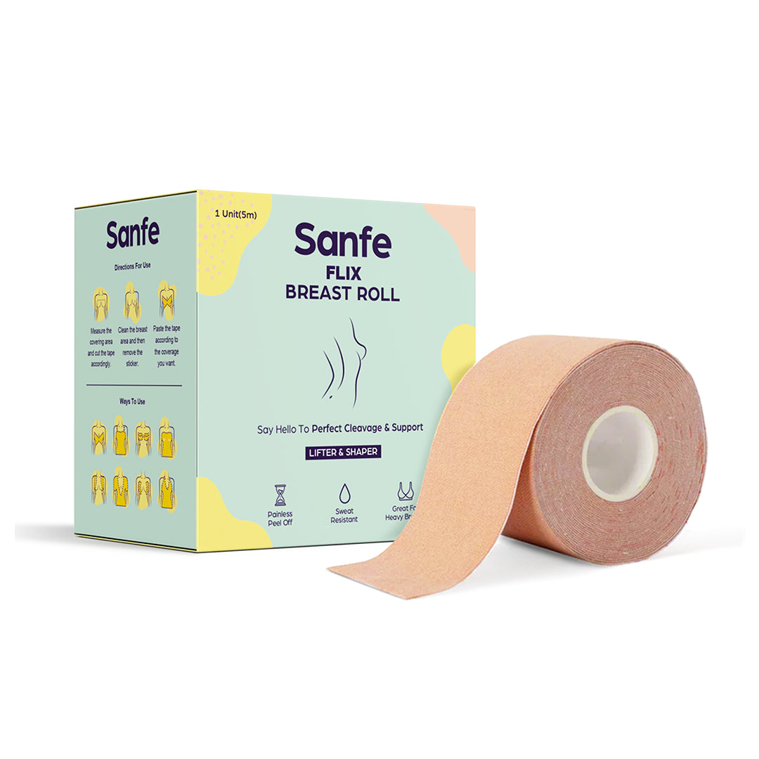 Sanfe Flix Fashion Tape, Fabric Tape & Body Tape, 36 piece Double