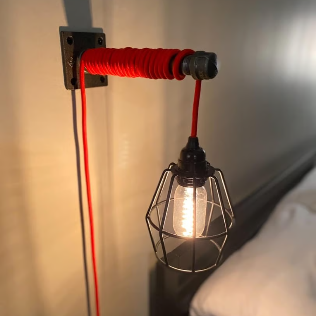 PIPE DECOR Customer with their Wall Lamp