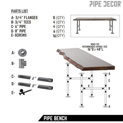 PIPE DECOR Console Table