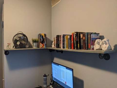 Home Office Shelves by C-Bass