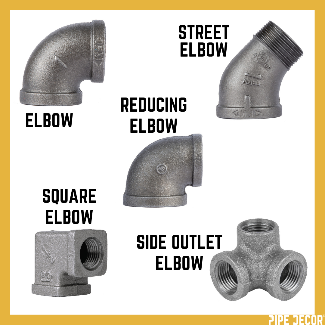 different types of elbow fittings