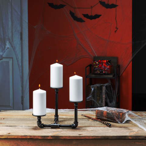 PIPE DECOR® Candle Holder for Halloween