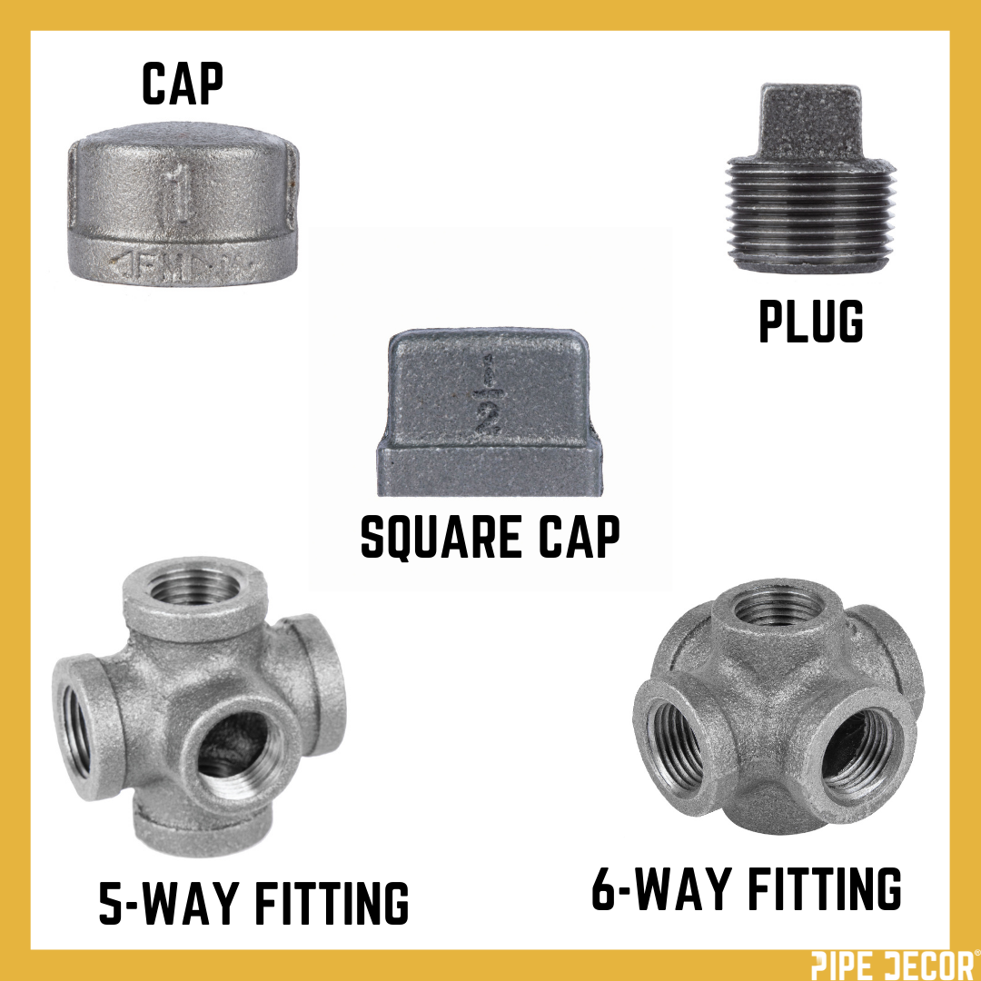 caps, plug, and exclusive fittings