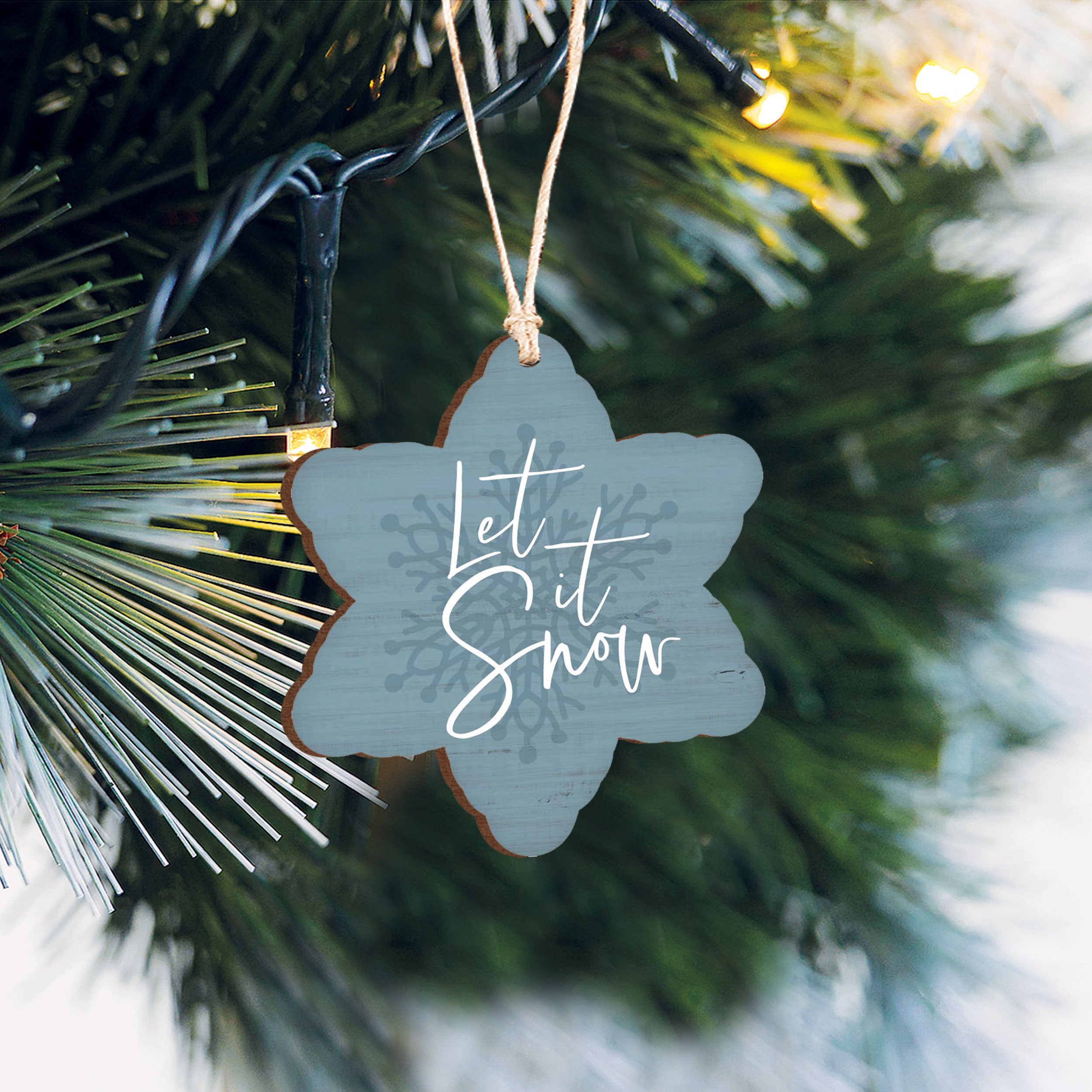 Let It Snow Acrylic Ornament, Nicki Belle Designs