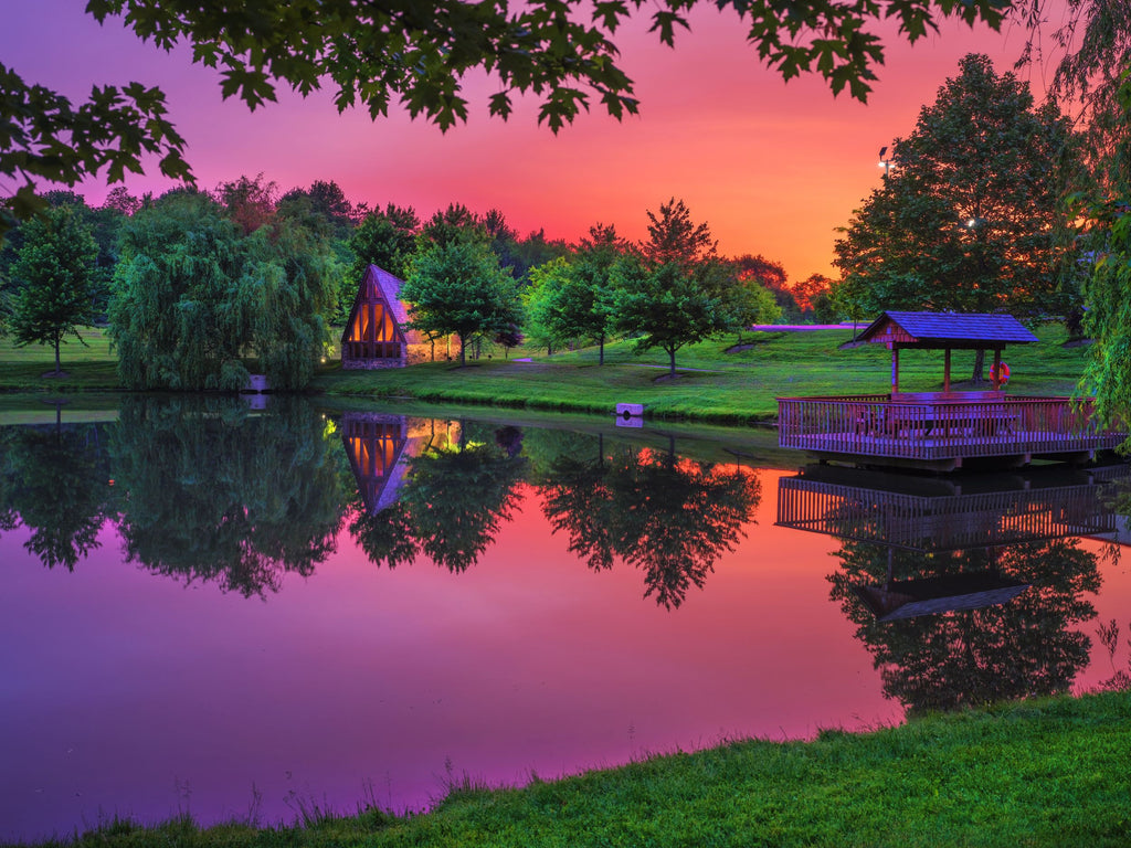 Anna's Chapel Exterior Sunrise | P. Graham Dunn | Dalton, Ohio