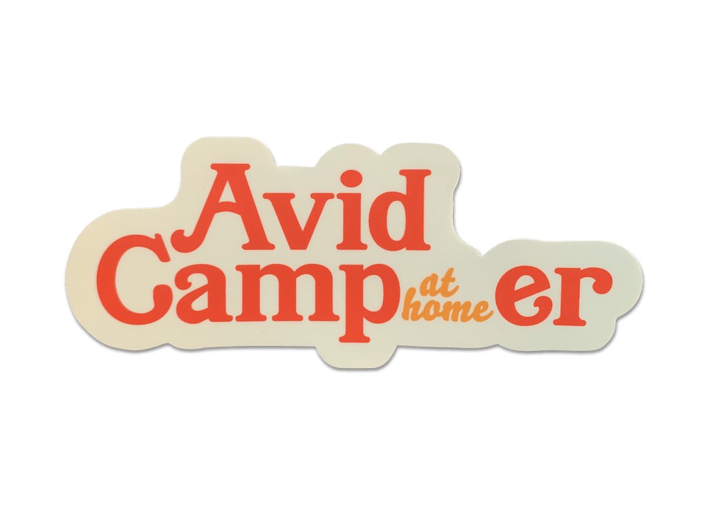 Avid Camp at Home Sticker