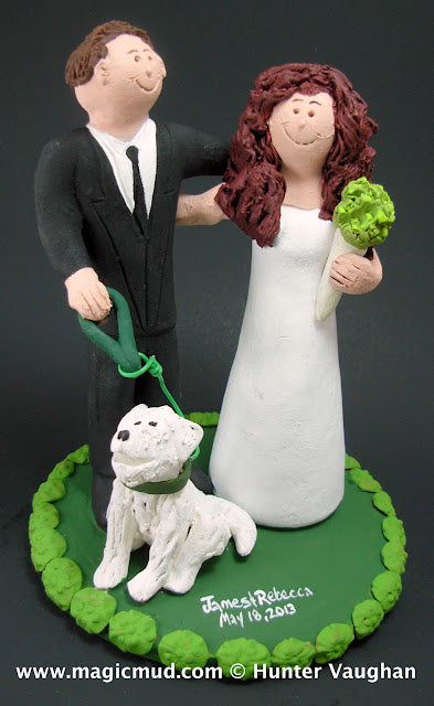 pet wedding cake topper