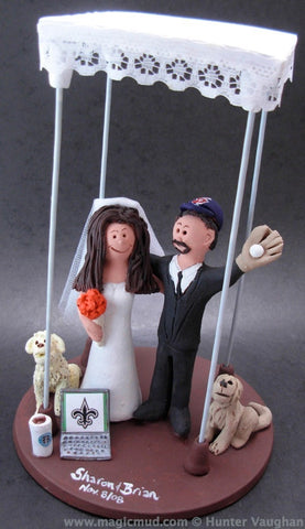 Jewish Wedding Cake Toppers custom made to order