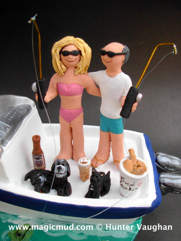 Fishing Wedding Cake Toppers – CustomWeddingCakeToppers