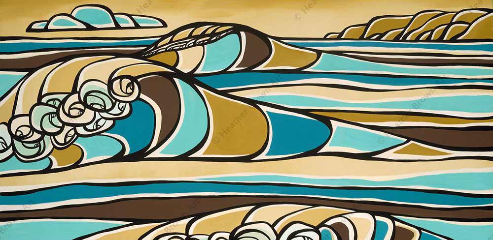 Heather Brown Favorite Hawaii Surf Wave Art