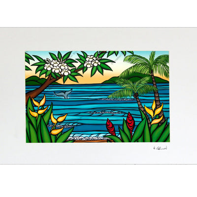 Candy Surf - Matted Paper Print - Heather Brown Art