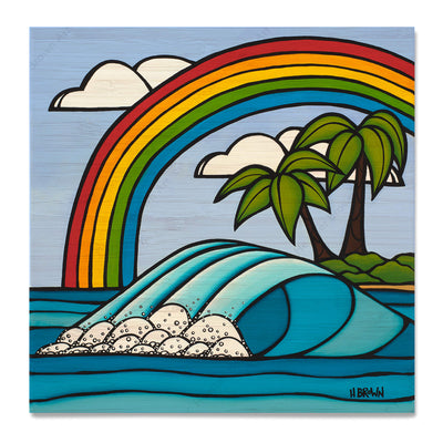 ヘザーブラウン　アートパネル　Daydream Rainbow