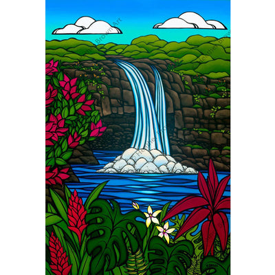 Rainbow Falls - Metal Prints - Heather Brown Art