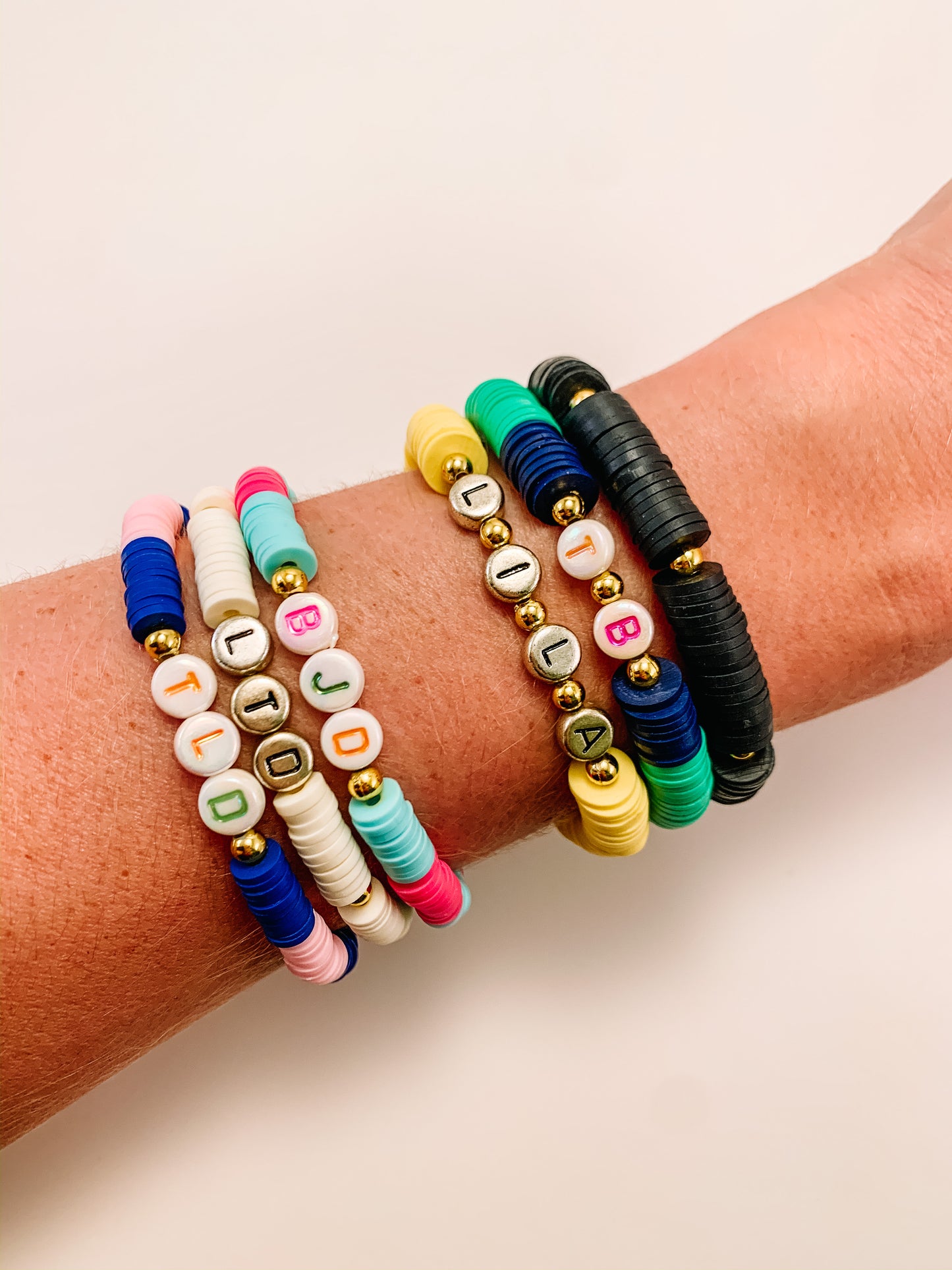 heishi clay bead bracelets – Ltd. jewels