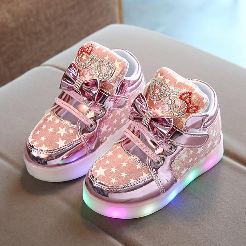 New Arrival Luminous Kids Led Sneakers 