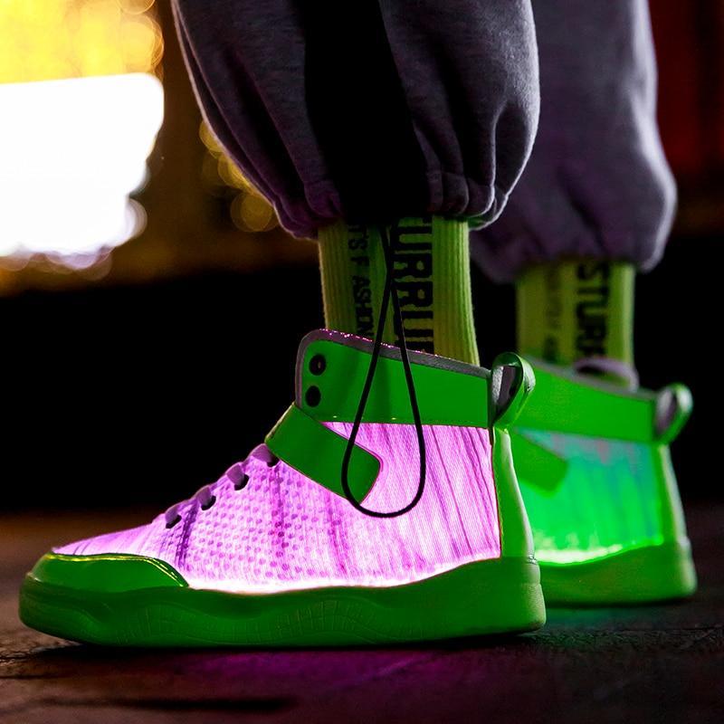 adult men light up shoes