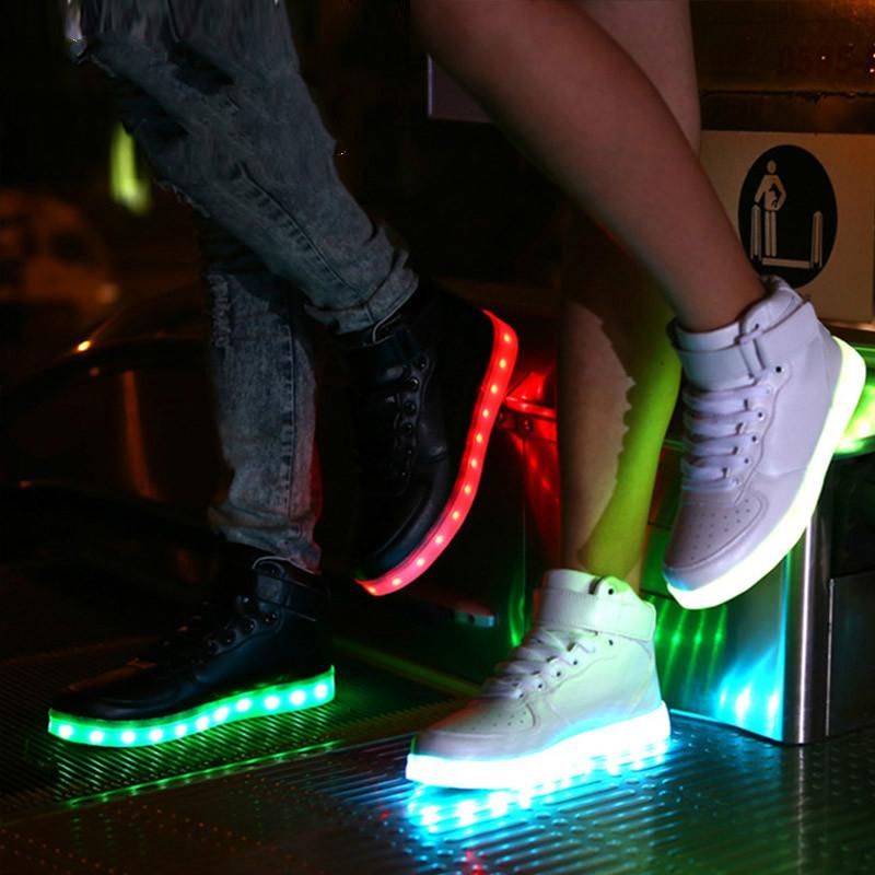 light glowing shoes