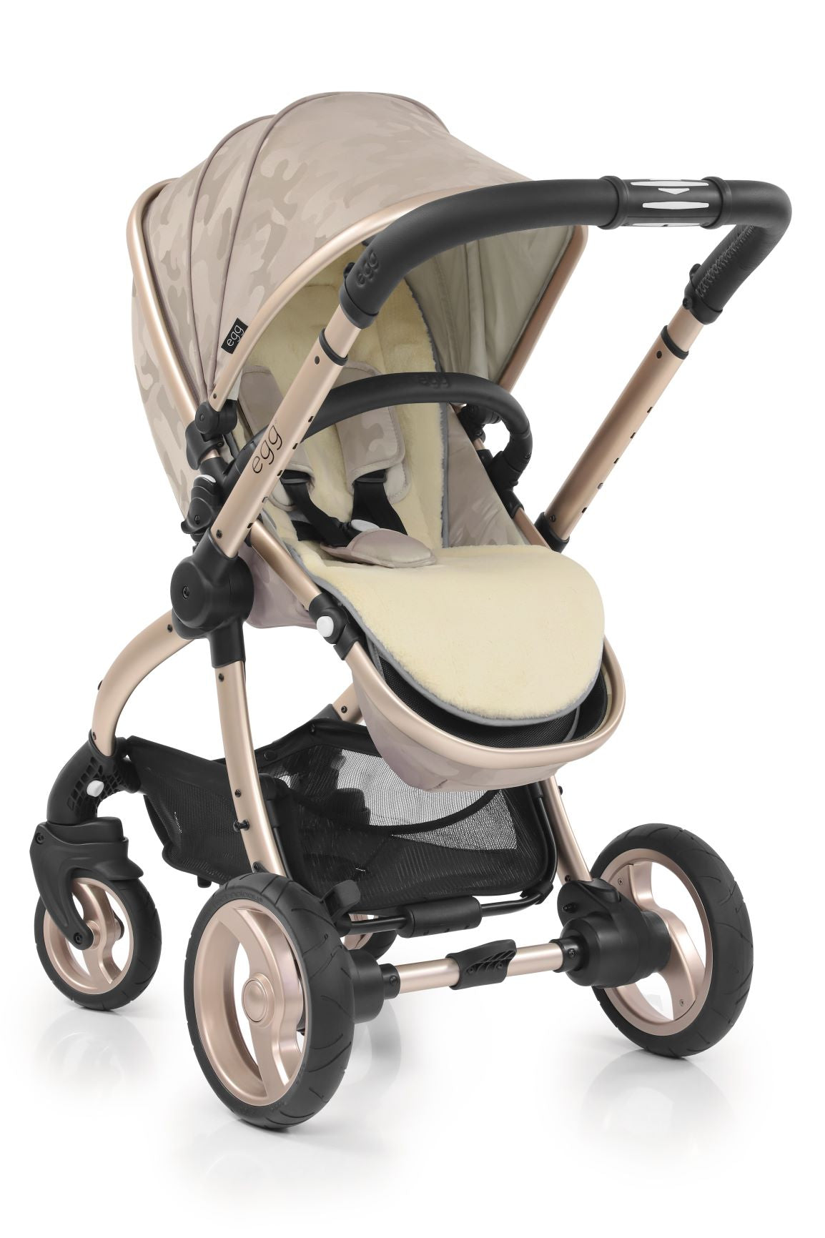 silver egg pram