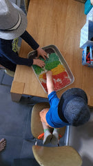 sensorisch spel, sensory play, montessori speelgoed, houten speelgoed