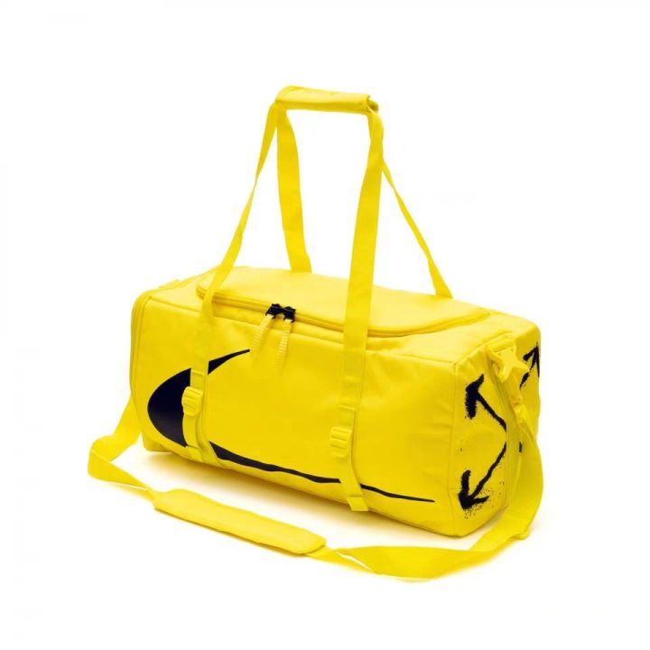 【SOLD OUT 】NIKE×Off-White Duffle Bag オフホワイト black yellow CQ4246-010 – White Top Trend