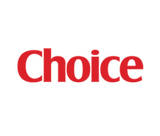 Choice magazine logo in red.