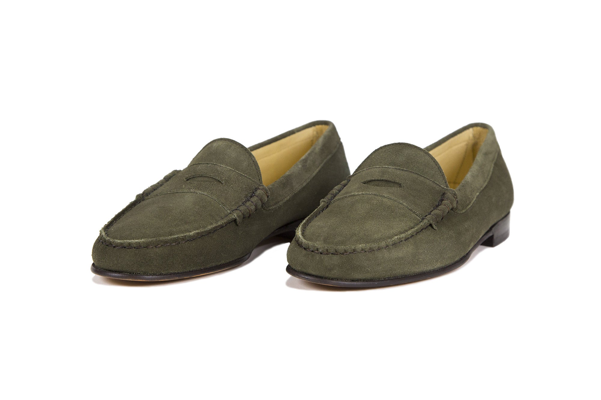 penny loafers suede