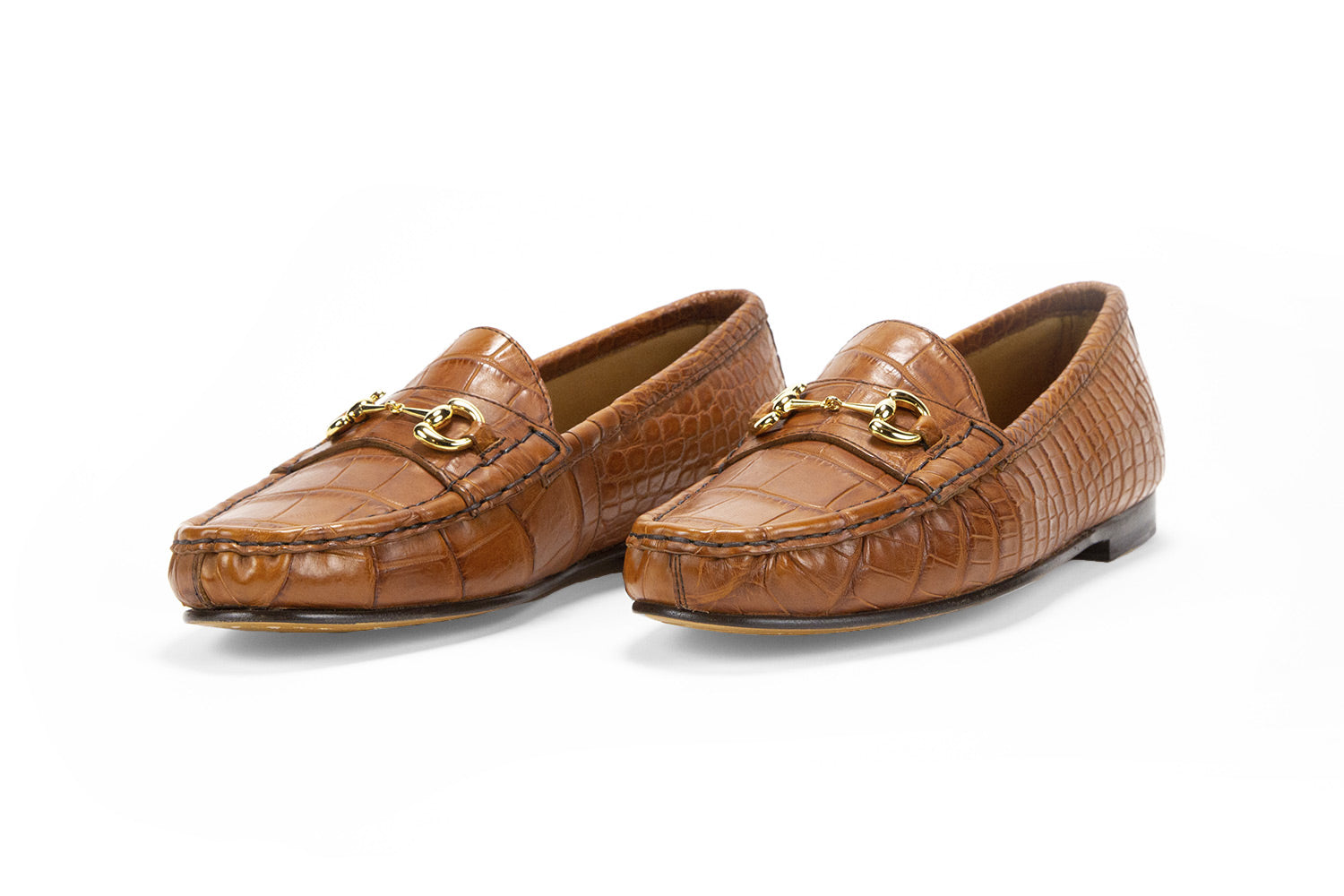 Alligator Leather Millbank Bit Loafer (Gold Bit) – Jay Butler