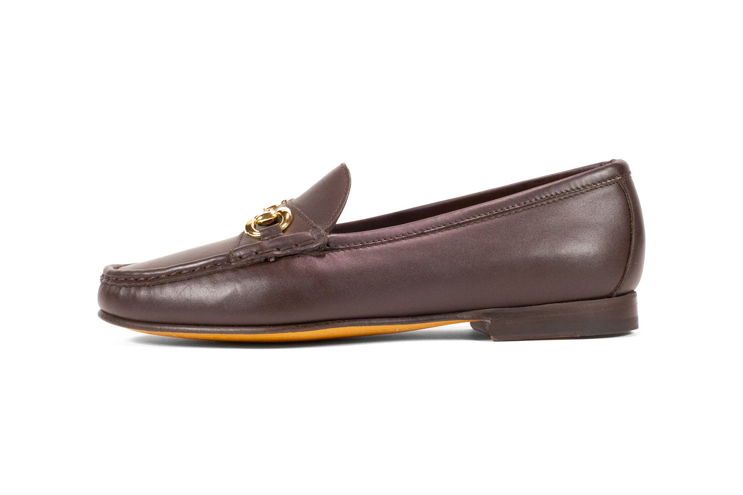 gold bit loafers