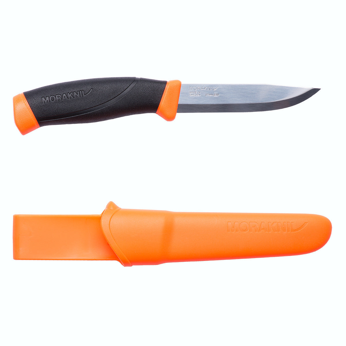 Buy Morakniv Bushcraft Survival Orange with Clam Sheath, Fire Starter and  Diamond Sharpener Online