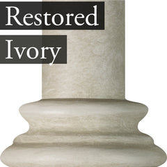 Restored Ivory Iron Finish Color for Heiressy Iron Beds