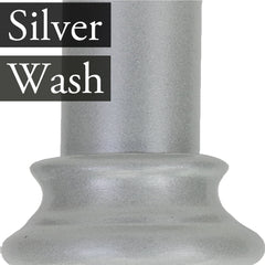 Silver Wash Iron Finish Color for Heiressy Iron Beds