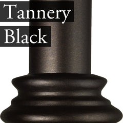 Tannery Black Iron Finish Color for Heiressy Iron Beds