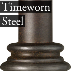 Timeworn Steel Iron Finish Color for Heiressy Iron Beds