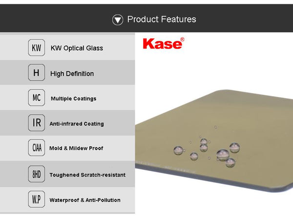 Kase Filters Quality Glass