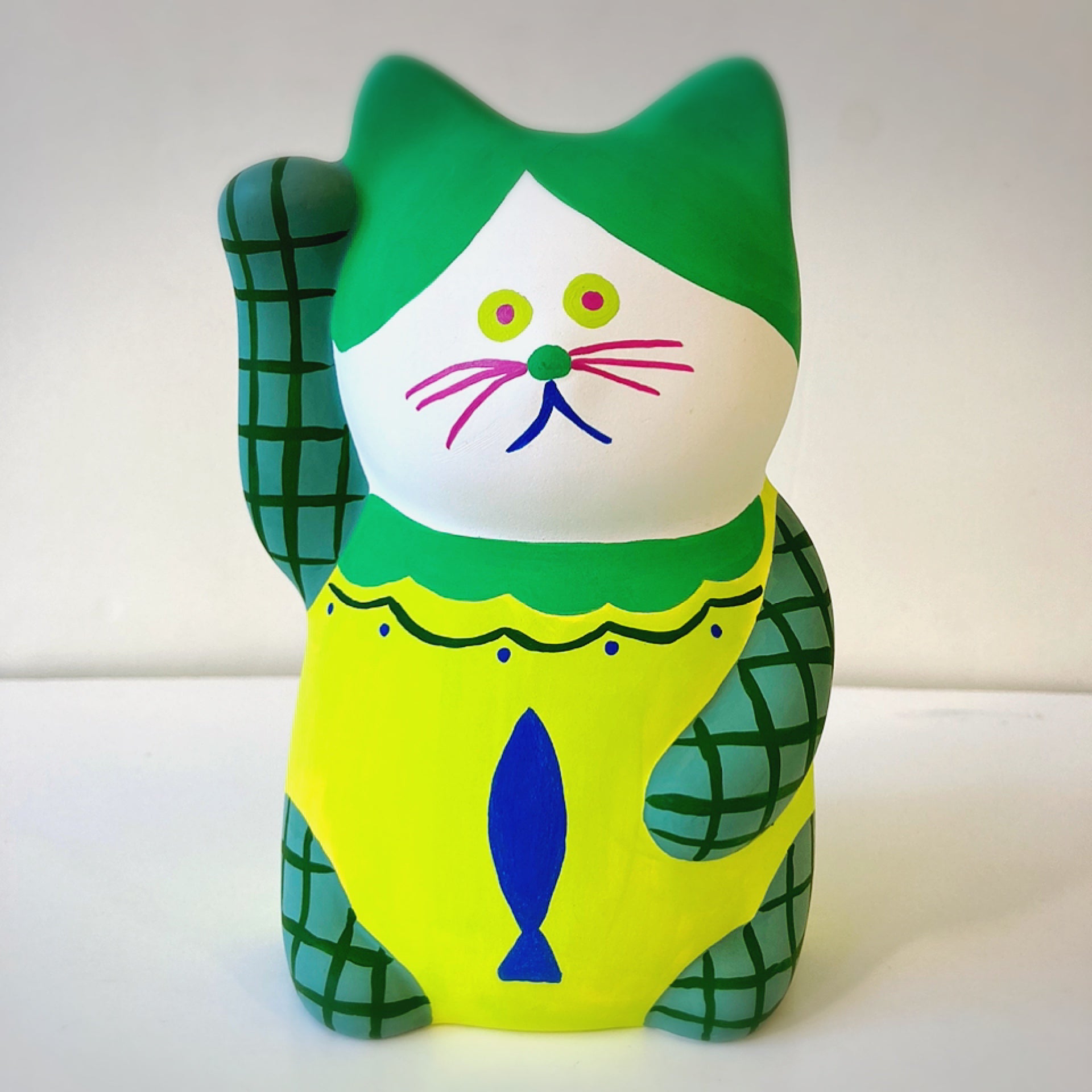 現代美術作家 町田久美作品 招き猫 - 彫刻/オブジェクト
