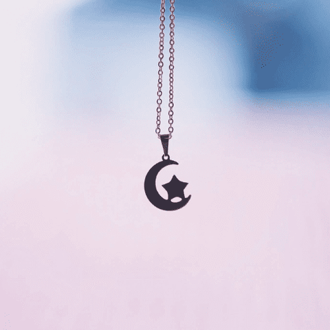 oragift moon necklace