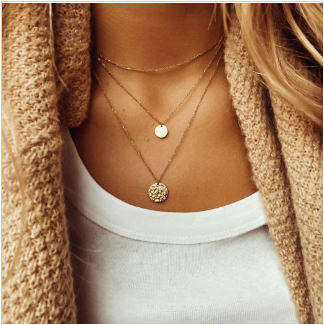 layered necklace