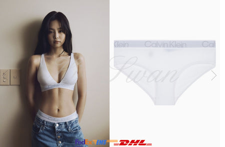 BLACKPINK] - JENNIE X CK Women's Structured Cotton Triangle Bra P4WQF –  HISWAN