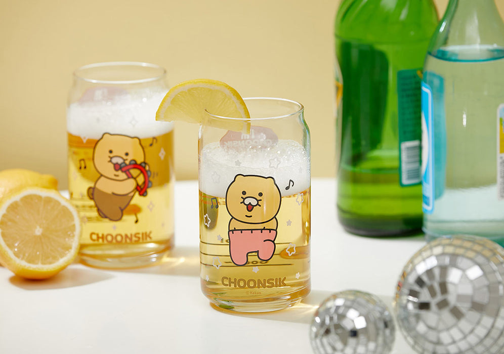 Kakao Friends Beer Glass 2p Choonsik Official Md Hiswan 0526
