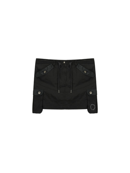 [NEW JEANS] HYEIN X MATIN KIM SHIRRING CARGO MINI SKIRT MK2311SK003M0CH