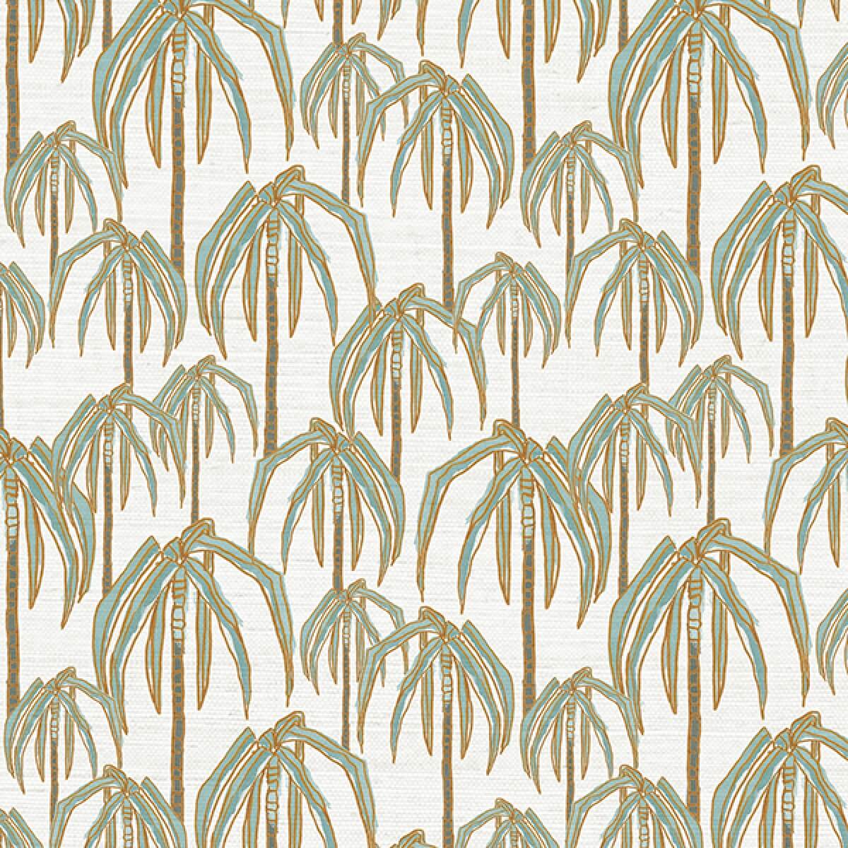 Islamorada Tidepool Grasscloth Wallpaper