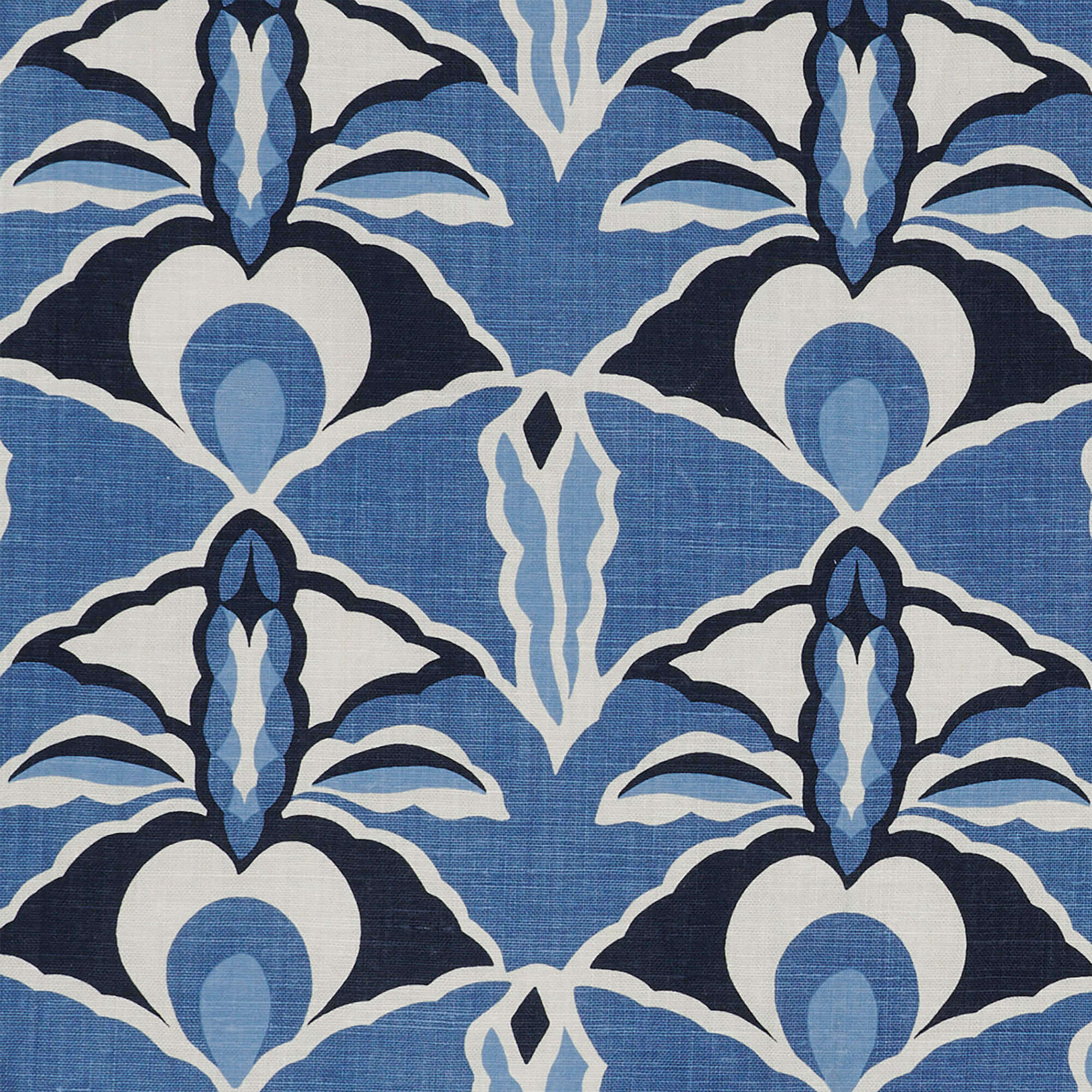 Capri Prussian Blue Fabric