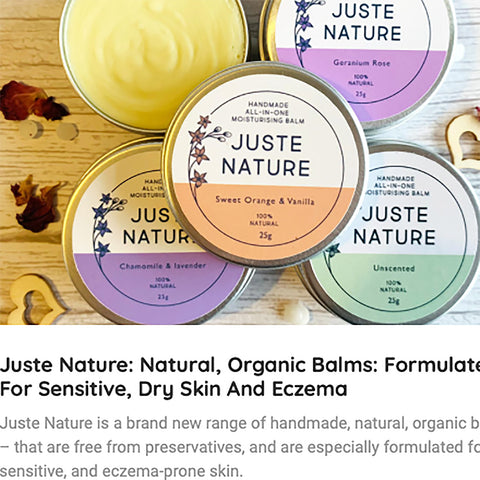 Gramersi article on Juste Nature Skincare brand