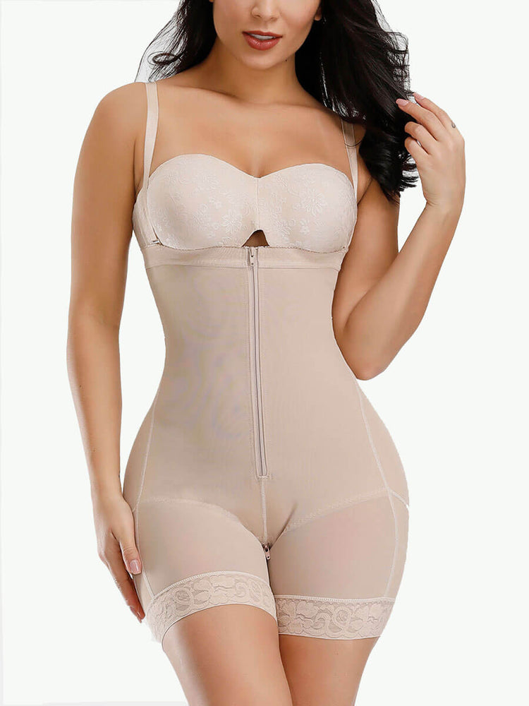 Plus Size Bodysuit Seamless Triple Control Underwear Sculptshe.com