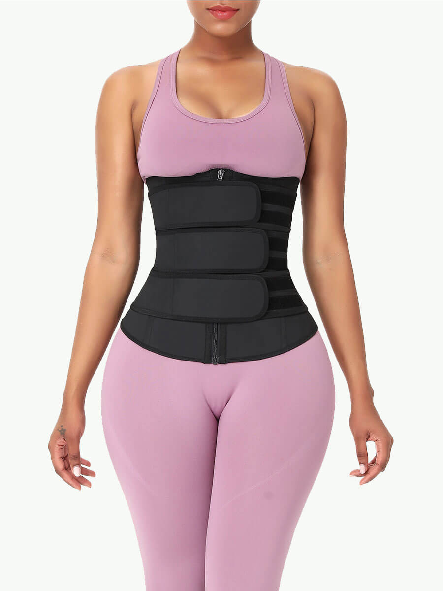 plus size latex waist trainer