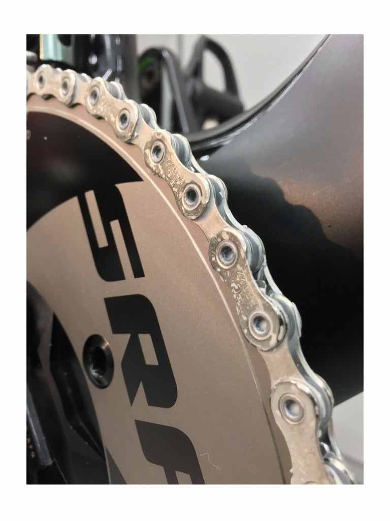 waxing bike chain