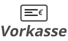 Vorkasse per Banküberweisung