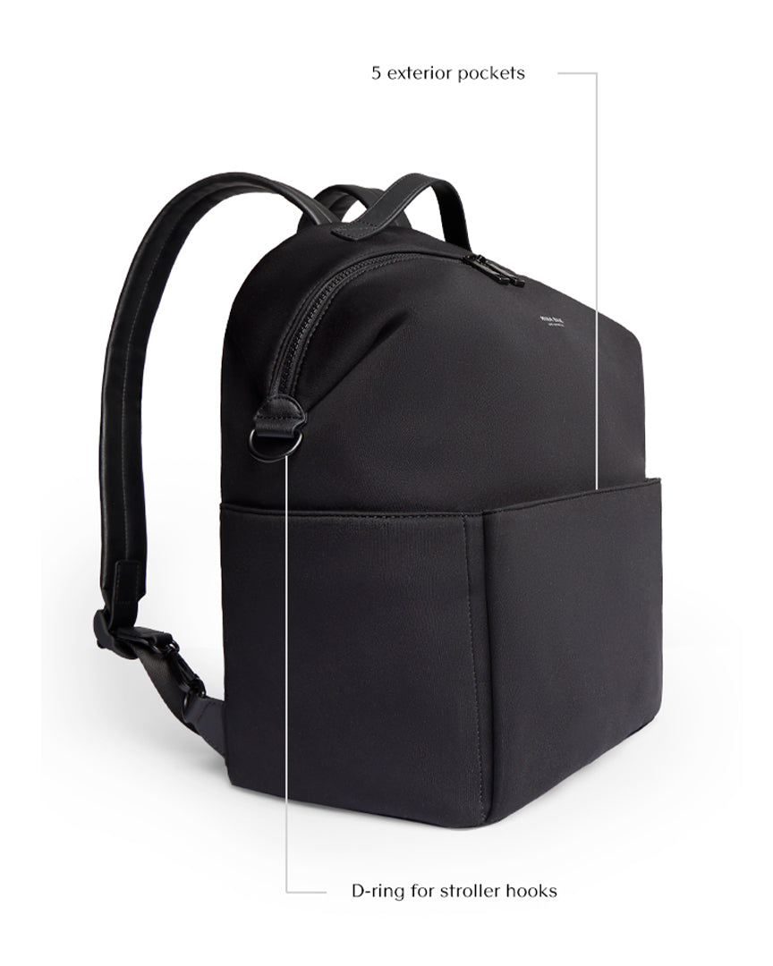 stevie neoprene backpack features