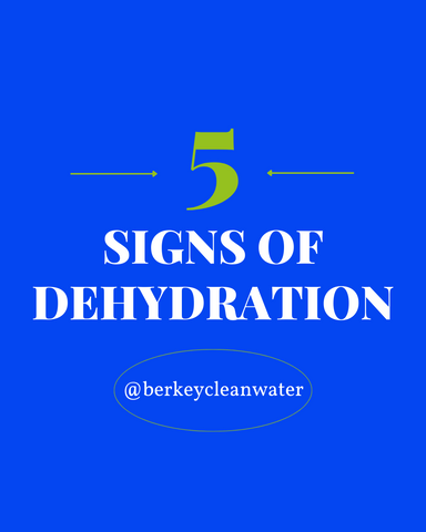 5 Signs of Dehydration