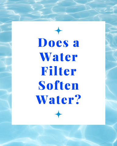 Does a Water Filter Soften Water